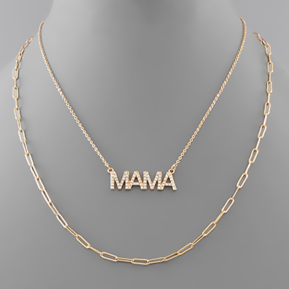 Layered Chain Necklace for MAMA